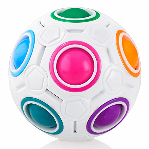 CUBIDI® Original Regenbogenball.Geschicklichkeitsspiel für Kinder und Erwachsene.Spannendes 3D Puzzle-Ball Knobelspiel für Mädchen und Jungen ab 6 Jahren.fördert räumliches Denken von CUBIDI