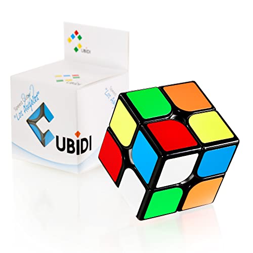 CUBIDI® Original Zauberwürfel 2x2 - Typ Los Angeles | Speed-Cube mit optimierten Dreheigenschaften | Magic Cube für Anfänger und Fortgeschrittene | geeignet zum Speed-Cubing von CUBIDI