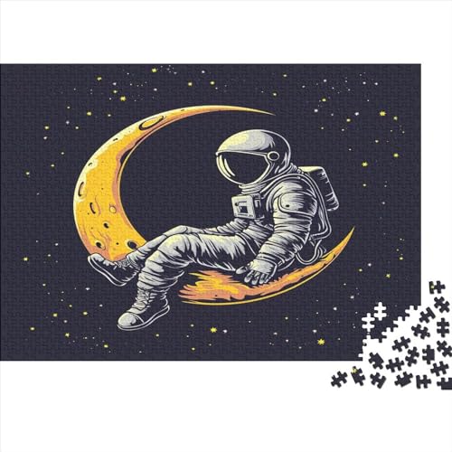 Astronaut Puzzle 1000 Teile,Puzzlespiel Für Erwachsene,Impossible Puzzle,Puzzle GesKükenlichkeitsspiel Für Die Ganze Familie, Geschenke Für Männer/Frauen Erwachsenen Puzzel 1000pcs (75x50cm) von CUBSKRIRB