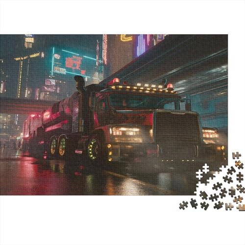 Big Truck Puzzle 1000 Teile Erwachsene, Puzzlespiel Jigsaw Puzzles Erwachsenen Puzzlespiel Puzzel 1000pcs (75x50cm) von CUBSKRIRB