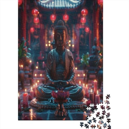 Buddha Statue 1000 Teile Puzzle Für Erwachsene, Hochwertige Recycelbare MateriAußerirdische Und Druck Puzzlespiel, Familienspiel, Geschenk Für Liebhaber Oder Freunde Puzzel 1000pcs (75x50cm) von CUBSKRIRB