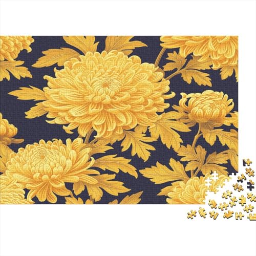 Chrysantheme Puzzle 1000 Teile Puzzle Für Erwachsene Und Kinder Ab 14 Jahren Puzzel 1000pcs (75x50cm) von CUBSKRIRB