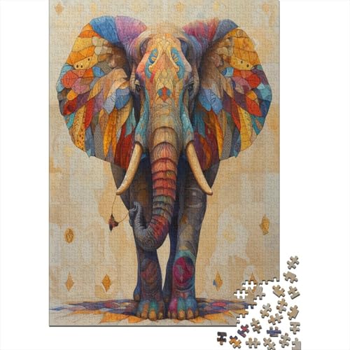 Elefant 1000 Stück Puzzle Für Erwachsene 1000 Stück Puzzle Für Erwachsene-Crazy Süßigkeiten-1000 Stück Puzzle Große Puzzles Kinder Lernspiel Spielzeug Geschenk Puzzel 1000pcs (75x50c von CUBSKRIRB