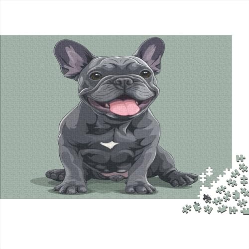 French BullHund Puzzle 1000 Teile Puzzles Für Erwachsene Klassische Puzzles 1000 Teile Erwachsene Puzzlespiel Erwachsene 1000 Teile Erwachsenen Puzzlespiel Puzzel 1000pcs (75x50cm) von CUBSKRIRB