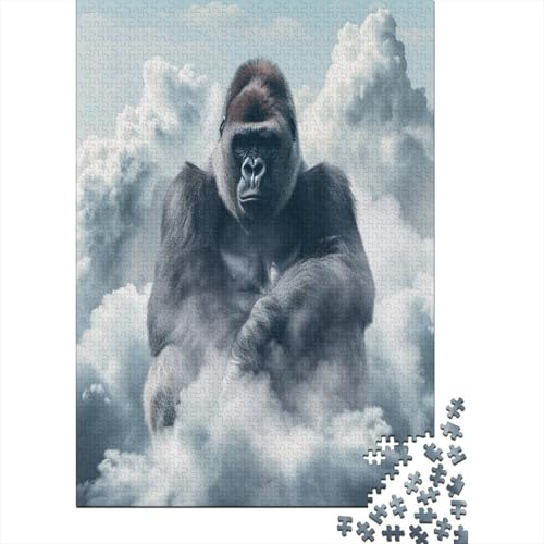 Gorilla Puzzle 1000 Teile Puzzle Für Erwachsene Und Kinder Ab 14 Jahren,Puzzlespiel Erwachsenen Puzzlespiel Puzzel 1000pcs (75x50cm) von CUBSKRIRB