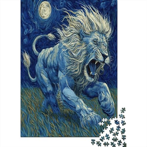 Löwe Puzzle 1000 Teile Puzzle Für Erwachsene Und Kinder Ab 14 Jahren Puzzel 1000pcs (75x50cm) von CUBSKRIRB