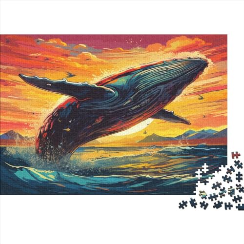 Wal Puzzle 1000 Teile Erwachsene Puzzles Für Erwachsene Klassische Puzzles 1000 Teile Erwachsene Puzzlespiel Schwer Pädagogisches Spielzeug Erwachsene Kinder Puzzel 1000pcs (75x50cm) von CUBSKRIRB