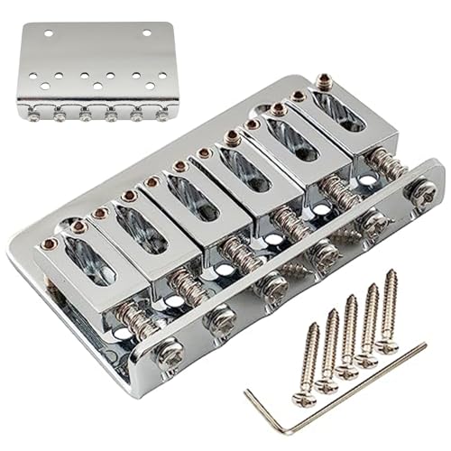 CUCUFA Acoustic Guitar Bridge Pins Stall Tuning & optimierte Tongitarrenbrücke mit Satteln Dual Setup Acoustic Guitar Bridge Guitar Bridge Pins von CUCUFA