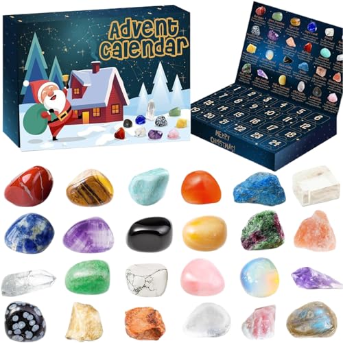 CUCUFA Crystal Adventskalender, Weihnachtskalender 2024, Adventskalender für Kinder, 24 Tage Weihnachtsfest -Adventskalender, 24 -Tage -Adventskalender von CUCUFA