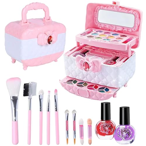 CUCUFA Kids Make -up Kit, Kinder Make -up -Set, tat so, DASS kosmetisches Setspielzeug Spielen, Little Girl Make -up Set, Make -up -Set für kleine Mädchen von CUCUFA