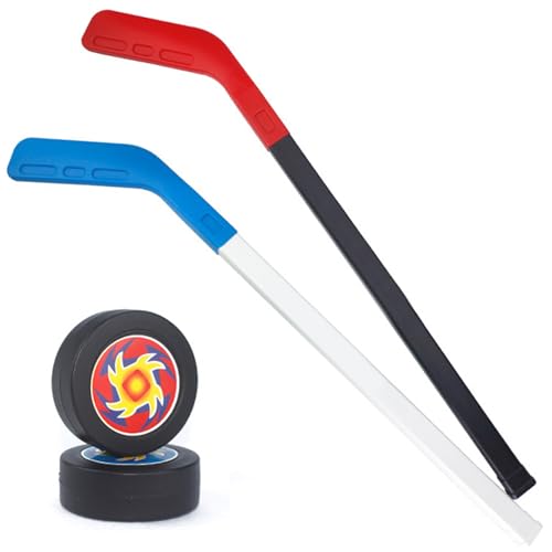 CUCUFA Kinderhockey -Kleinkind -Hockey -Set enthält 2 Sticks & 2 Balls -Hockey -Set für Innen- und Außenfeld, Hockeybälle von CUCUFA