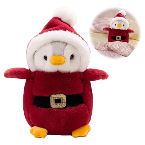 CUEMOON Pinguin Kuscheltier Süß, Pinguin Stofftier Plüschtier Kuscheltier Plüschpuppen Pinguin Kissen,für Jungen Mädchen Kinder von CUEMOON