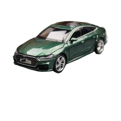 1/32 Für Audi A7 Sportback Quattro Limousine Miniatur Druckguss Legierung Spielzeug Auto Modell Premium Sammlung Modellauto(Grün) von CULLDA