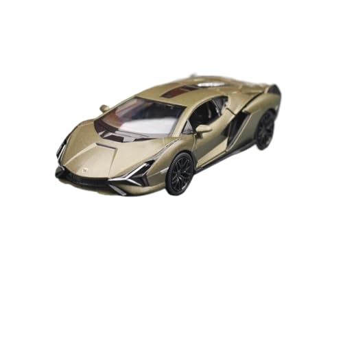 1/32 Für Lamborghini Sian FKP 37 Super Sport Auto Modell 1:32 Diecast Fahrzeug Miniatur Spielzeug Auto Sammlung Modellauto(Grün) von CULLDA