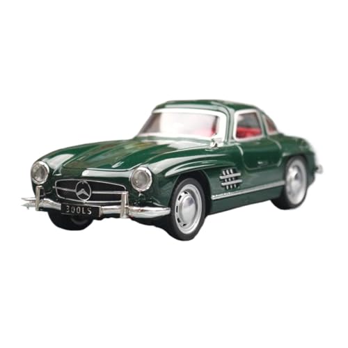 1/32 Für Mercedes-Benz 300SL Spielzeugautomodell Luxus-Retro-Miniaturfahrzeugserie Aus Legierung Mit Rückzug Modellauto(Grün) von CULLDA