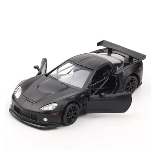 1/36 Für Chevrolet Corvette C6-R Coupé Modellsammlung Mikrolegierung Spielzeugauto Mit Rückzugsfunktion Modellauto(Schwarz) von CULLDA