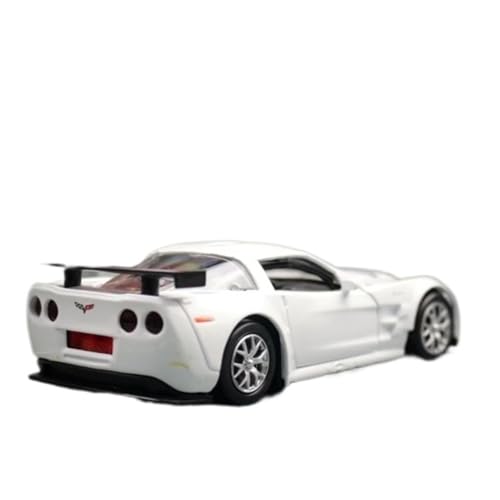 1/36 Für Chevrolet Corvette C6-R Coupé Modellsammlung Mikrolegierung Spielzeugauto Mit Rückzugsfunktion Modellauto(White) von CULLDA