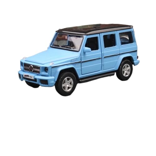 1/36 Für Mercedes-Benz G-Klasse G63 Spielzeugauto Modell SUV Sport Diecast Miniatur Spielzeugauto Mit Pull Back Modellauto(Blau) von CULLDA