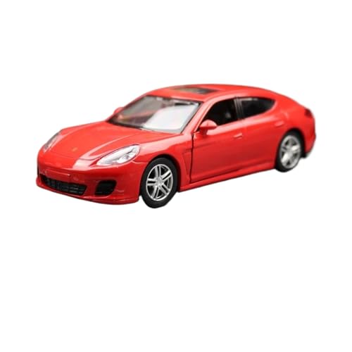 1/36 Für Porsche Panamera Turbo Auto Spielzeug Diecast Miniatur Legierung Modell Pull Back Sammlung Geschenk Modellauto(Rot) von CULLDA