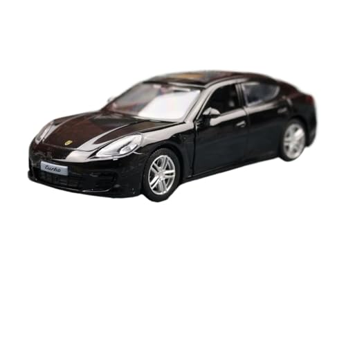 1/36 Für Porsche Panamera Turbo Auto Spielzeug Diecast Miniatur Legierung Modell Pull Back Sammlung Geschenk Modellauto(Schwarz) von CULLDA