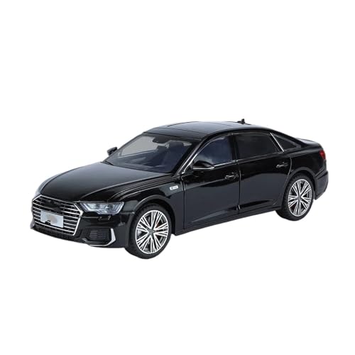 1:18 Für Audi A6L, Großes Legierungsmetall-Druckguss-Automodell, Für Sammeln, Hobby-Boutique-Interieur Für Jungen, Geschenkfahrzeug Modellauto(Schwarz) von CULLDA