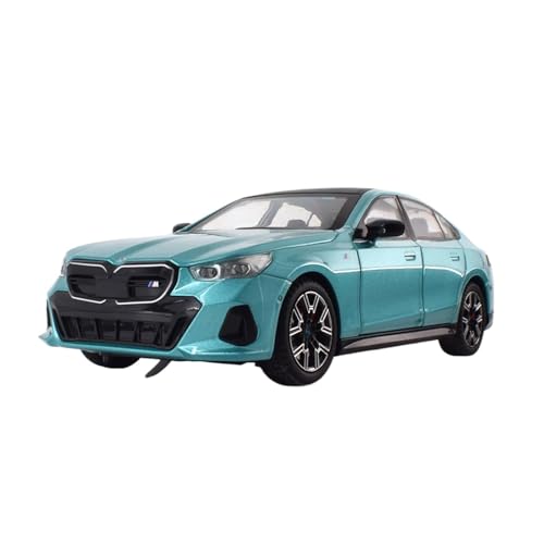 1:24 Automodell Für BMW I5 M60 Xdrive Power Alloy Metal Diecast Model Car Sound- Und Lichtsimulationskollektion Dekorativ Modellauto(Blau) von CULLDA