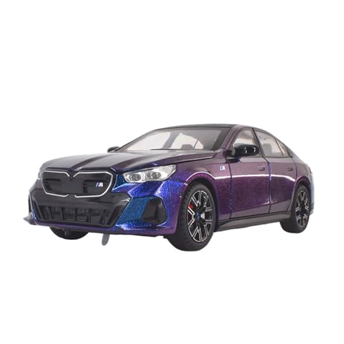 1:24 Automodell Für BMW I5 M60 Xdrive Power Alloy Metal Diecast Model Car Sound- Und Lichtsimulationskollektion Dekorativ Modellauto(Purple) von CULLDA