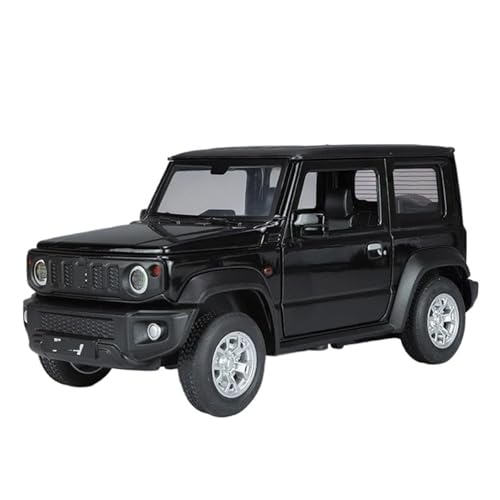 1:24 Für Suzuki Jimny Legierungsdruckguss-Automodell Simulationsserie Metall-Geländewagenmodell Mit Ton Und Licht Modellauto(Schwarz) von CULLDA