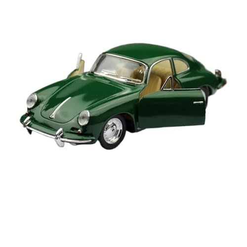 1:32 Für 356B Carrera Coupe Simulations-Legierungsdruckguss-Automodell, Klassisches Vintage-Metallmodell Modellauto(Grün) von CULLDA