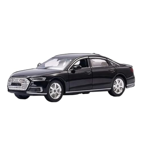 1:32 Für Audi A8 Luxus-Legierungslimousine Modellkollektion Fortschrittliches Hochsimuliertes Spielzeugautomodell Aus Druckgussmetall Modellauto(Schwarz) von CULLDA