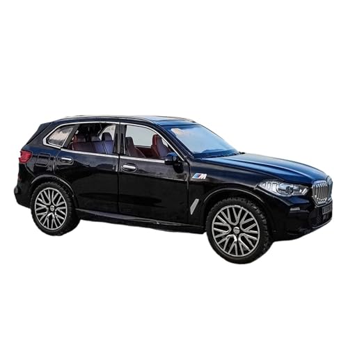 1:32 Für BMW X5 SUV Legierung Auto Diecast Modell Simulation Zurückziehen Spielzeug Sammlung Dekorative Jungen Dekoration Modellauto(Schwarz) von CULLDA