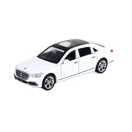 1:32 Für Benz S400 Legierungs-Luxusautomodell, Metalldruckguss, Hochsimuliertes Modellauto, Spielzeugauto Auf Sammlungsebene Modellauto(White) von CULLDA