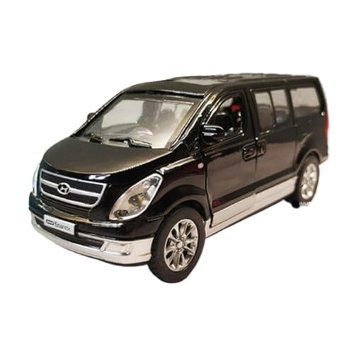 1:32 Für Hyundai H-1 Grand Starex MPV Legierungsauto-Modellsammlung, Druckguss-Metallauto, Statische Modellsimulation Modellauto(Schwarz) von CULLDA