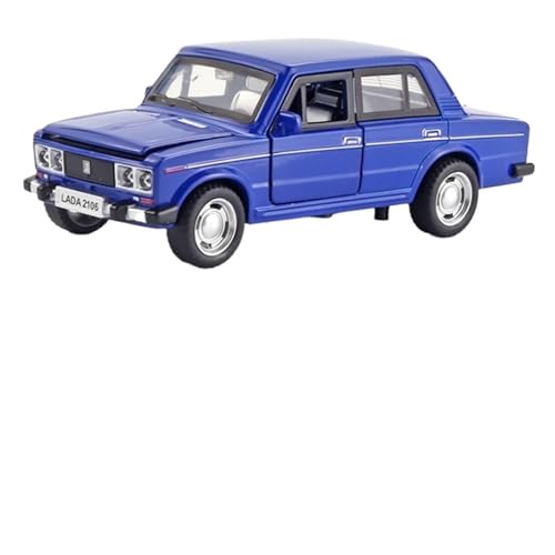 1:32 Für Lada NIVA Klassische Auto Legierung Auto Druckguss Metall Spielzeug Fahrzeuge Hohe Simulation Auto Modell Desktop Ornamente Modellauto(Blau,B) von CULLDA