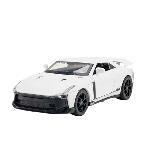 1:32 Für Niaasn GTR 50 Legierung Sportwagen Diecast Metall Modell Sammeln Hobby Modell Ornamente Für Jungen Modellauto(Weiß) von CULLDA