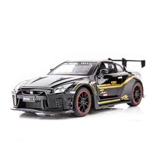 1:32 Für Nissan Skyline Ares GTR R34 Legierung Klassisches Sportwagenmodell Druckguss-Metallauto-Spielzeugmodell Hohe Simulationsdetails Modellauto(D) von CULLDA