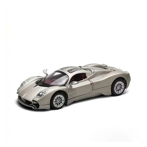 1:32 Für Pagani Utopia Legierung Sportwagen Modell Druckguss Metall Rennfahrzeug Modell Simulation Sound Und Licht Mini-Spielzeug Modellauto(Gold) von CULLDA