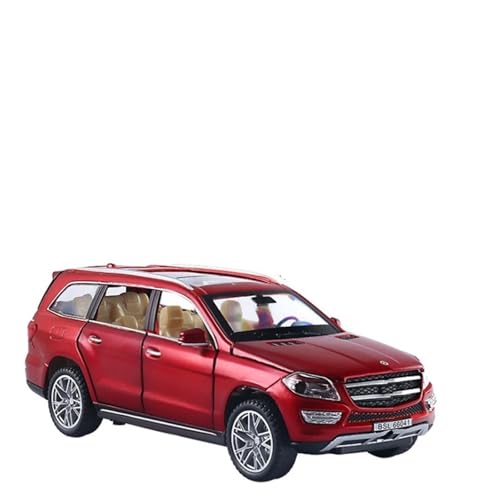 High-End-Metallautomodell 1:32 Für Mercedes-Benz GL GL500 SUV Legierungsdruckguss-Automodell Hochsimulations-Spielzeugauto-Automodell Modellauto(Rot) von CULLDA