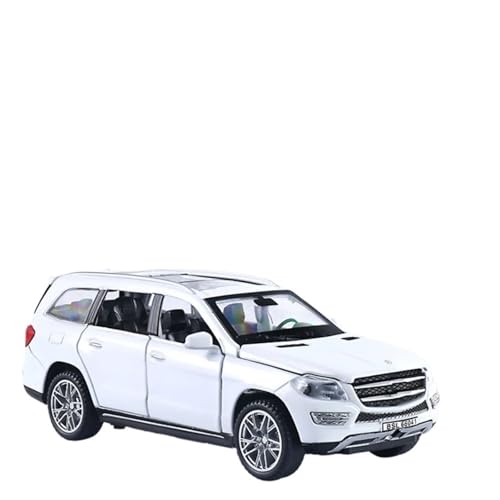 High-End-Metallautomodell 1:32 Für Mercedes-Benz GL GL500 SUV Legierungsdruckguss-Automodell Hochsimulations-Spielzeugauto-Automodell Modellauto(White) von CULLDA