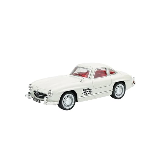 Legierung Auto 1:32 Für Benzs 300SL Modell Druckguss Metall Klassische Fahrzeuge Auto Modell Simulation Sound Licht Sammlung Modellauto(White) von CULLDA