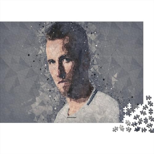 CULPRT Harry Kane Holzpuzzles 500 Teile Erwachsene Wohnkultur Geschicklichkeitsspiel Für Die Ganze Familie Lernspiel Geburtstagsgeschenk Stress Relief 500pcs (52x38cm) von CULPRT