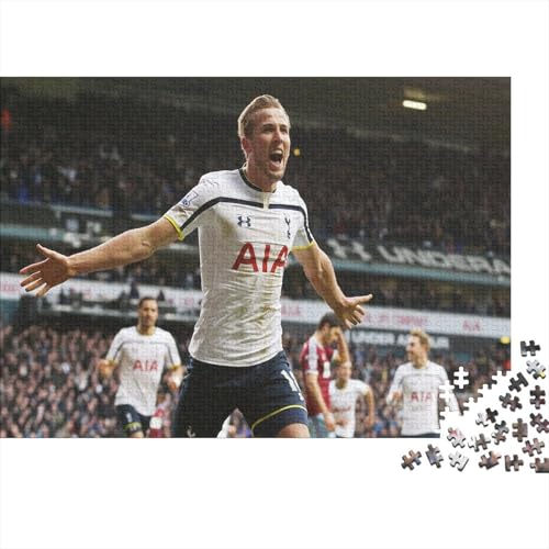 CULPRT Harry Kane Holzpuzzles Für Erwachsene 300 Teile Geburtstagsgeschenk Family Challenging Games Lernspiel Wohnkultur Stress Relief 300pcs (40x28cm) von CULPRT