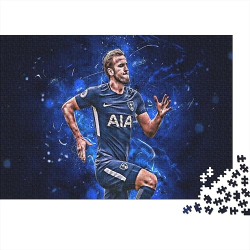 CULPRT Harry Kane Holzpuzzless 1000 Teile Für Erwachsene Wohnkultur Geburtstagsgeschenk Educational Game Family Challenging Games Stress Relief Toy 1000pcs (75x50cm) von CULPRT