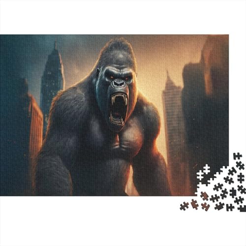 CULPRT King Kong Holzpuzzles 1000 Teile Für Erwachsene Moderne Wohnkultur Family Challenging Games Geburtstagsgeschenk Educational Game Stress Relief Toy 1000pcs (75x50cm) von CULPRT