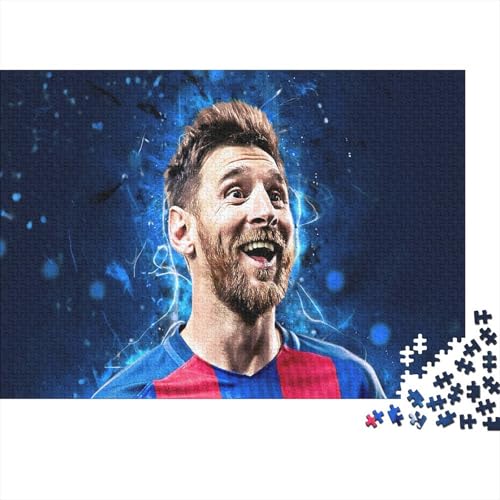 CULPRT Messi Holzpuzzles 1000 Teile Erwachsene Lernspiel Family Challenging Games Geburtstagsgeschenk Home Decor Stress Relief Toy 1000pcs (75x50cm) von CULPRT