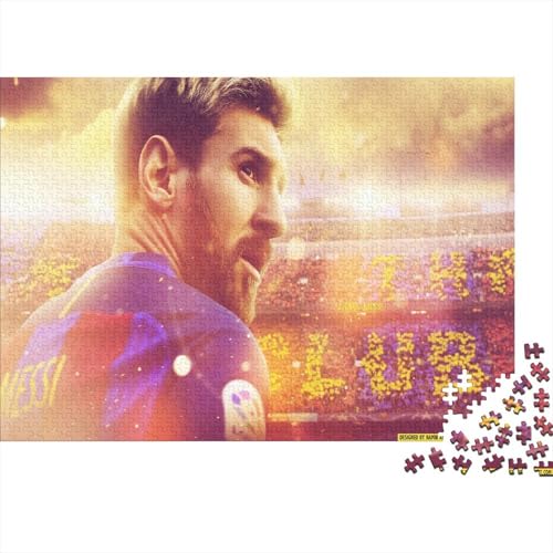 CULPRT Messi Holzpuzzles Erwachsene 1000 Teile Lernspiel Geschicklichkeitsspiel Für Die Ganze Familie Geburtstagsgeschenk Home Decor Stress Relief 1000pcs (75x50cm) von CULPRT