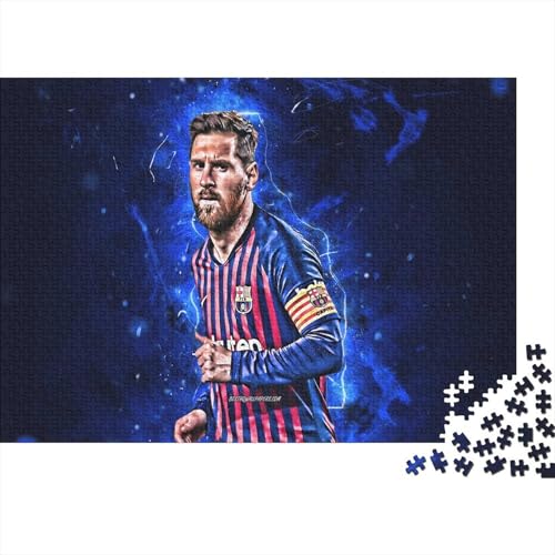 CULPRT Messi Holzpuzzless Erwachsene 1000 Teile Educational Game Family Challenging Games Home Decor Geburtstagsgeschenk Stress Relief 1000pcs (75x50cm) von CULPRT