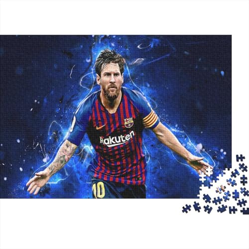 CULPRT Messi Holzpuzzless Für Erwachsene 1000 Teile Family Challenging Games Wohnkultur Geburtstagsgeschenk Lernspiel Stress Relief Toy 1000pcs (75x50cm) von CULPRT