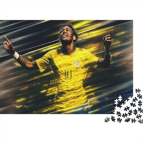 CULPRT Neymar Erwachsene 500 Teile Holzpuzzless Family Challenging Games Geburtstagsgeschenk Moderne Wohnkultur Lernspiel Stress Relief Toy 500pcs (52x38cm) von CULPRT