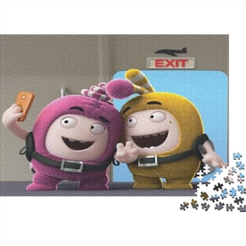 CULPRT Oddbods Holzpuzzles Für Erwachsene 300 Teile Wohnkultur Geburtstagsgeschenk Educational Game Family Challenging Games Stress Relief Toy 300pcs (40x28cm) von CULPRT